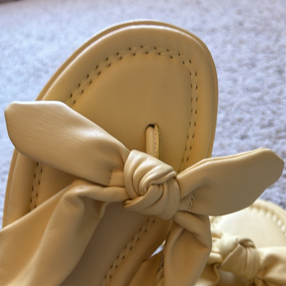 Time and Tru Yellow Sandals